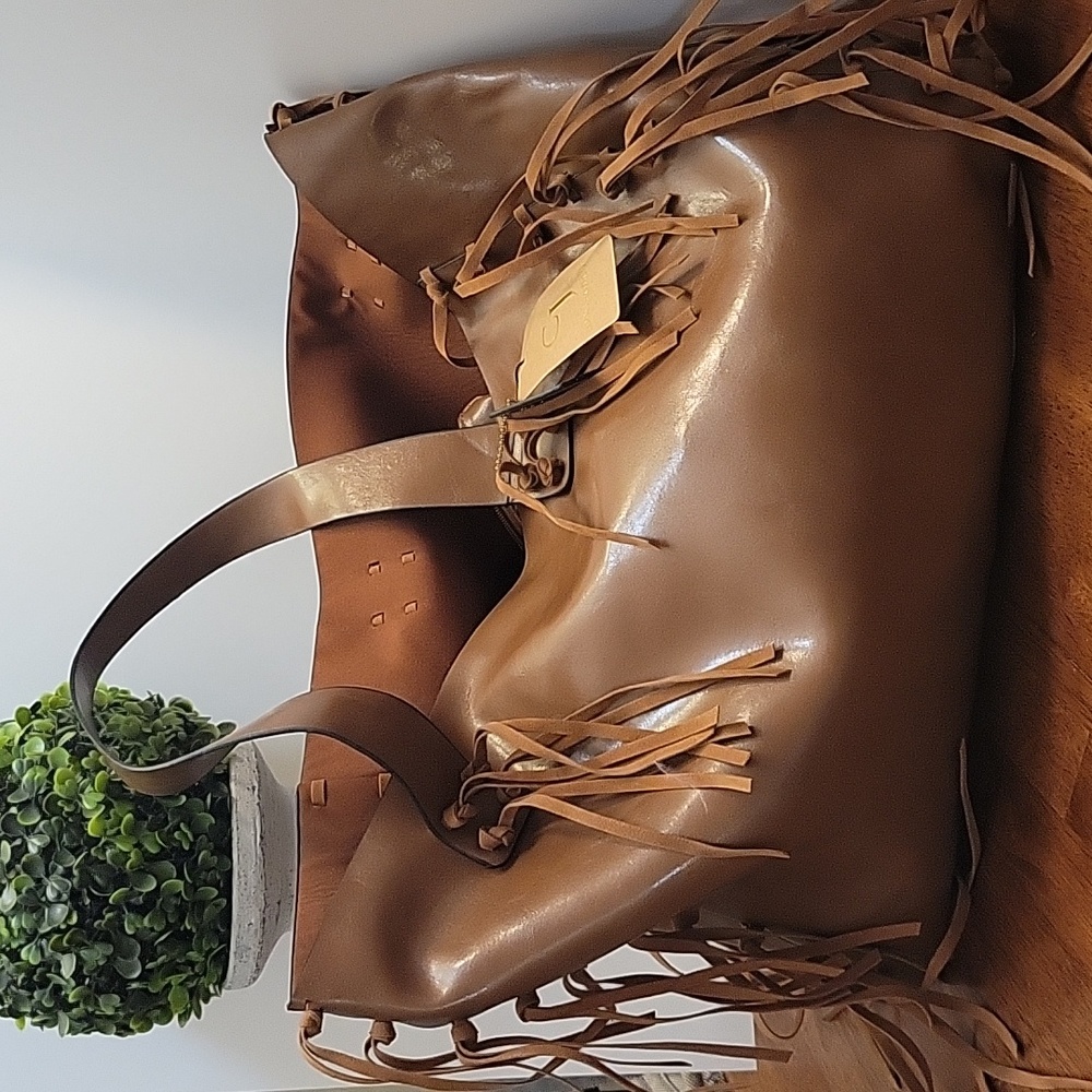 Large vegan leather tote - Picture 1 of 7